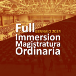 Corso Di Magistratura Ordinaria Full Immersion E Gennaio